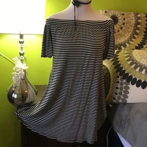 Black and white dress